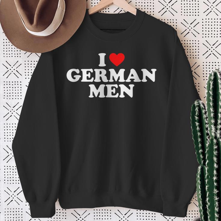 I Love German Sweatshirt Geschenke für alte Frauen