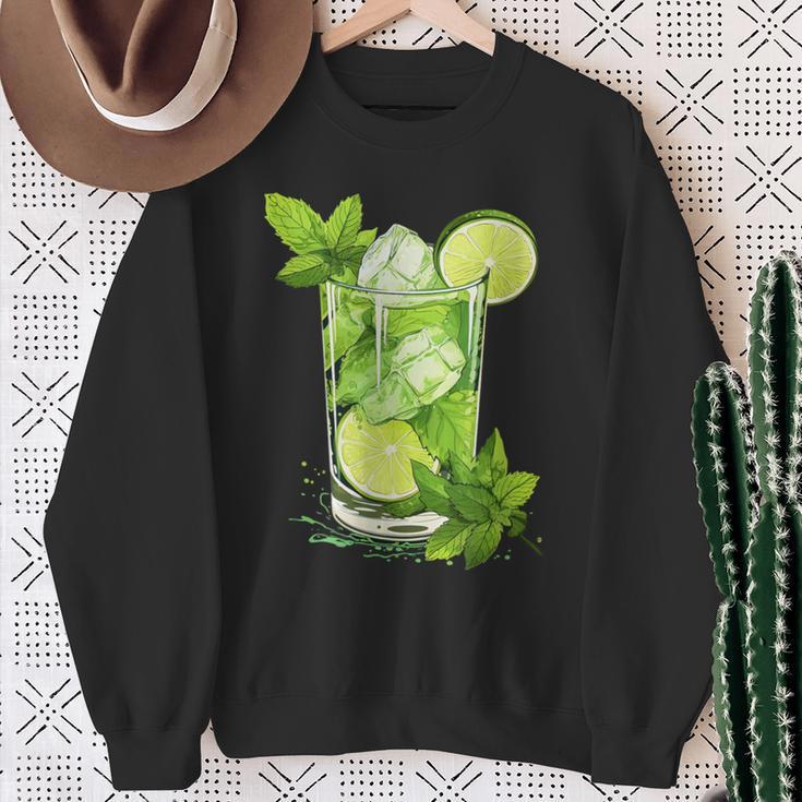 Lustige Kubanische Nacht Mit Diesem Coolen Mojito-Cocktail-Kostüm Sweatshirt Geschenke für alte Frauen