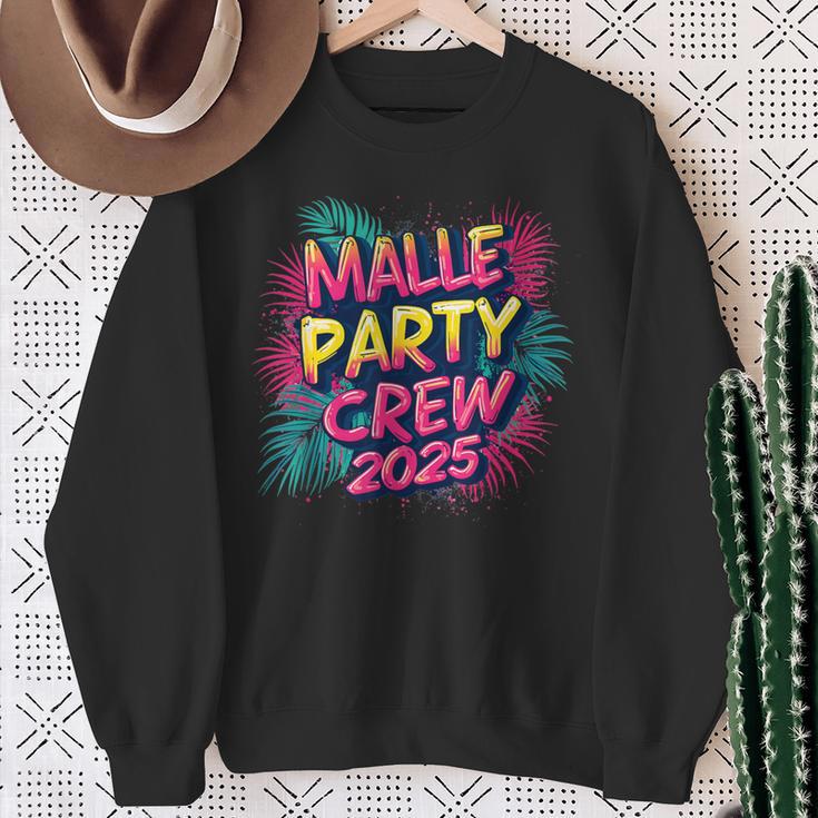 Malle 2025 Malle Party Crew 2025 For Holidaymakers Sweatshirt Geschenke für alte Frauen