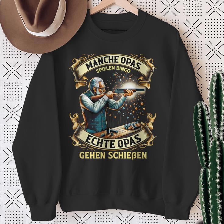 Manche Grandpa Play Bingo Real Grandpa Go Shooting Sweatshirt Geschenke für alte Frauen