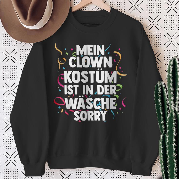 Mein Clown Kostüm Ist In Der Wäsche Carnival Sweatshirt Geschenke für alte Frauen