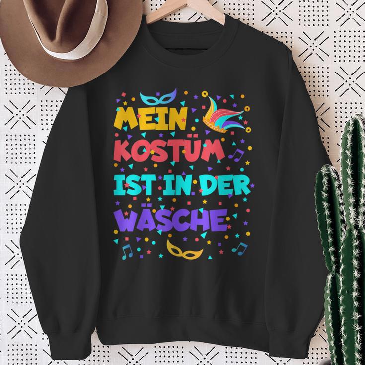 Mein Kostüm Ist In Der Wäsche Cool For Carnival Fancy Dress Sweatshirt Geschenke für alte Frauen