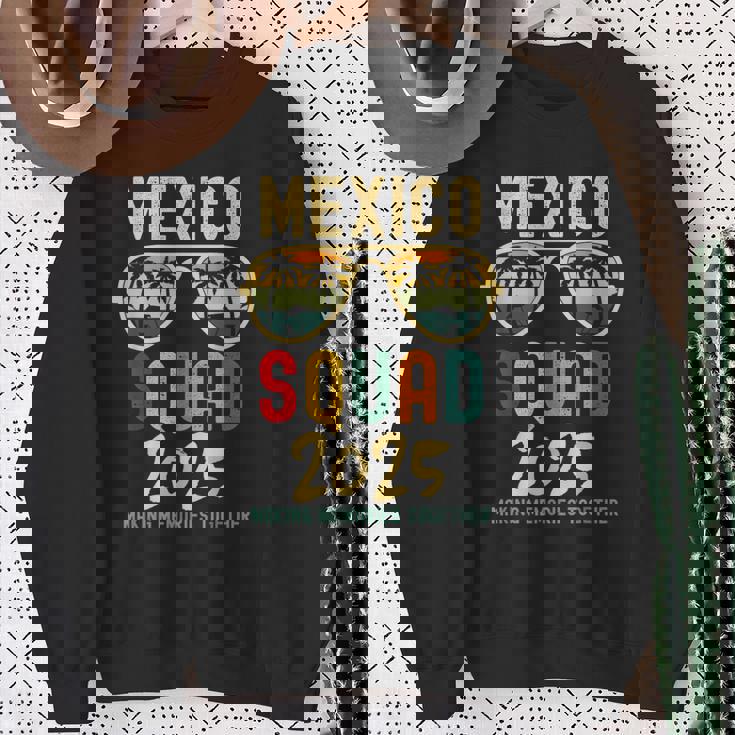 Mexico 2025 Squad Tropical Beach Family Vacation Matching Sweatshirt Gifts for Old Women