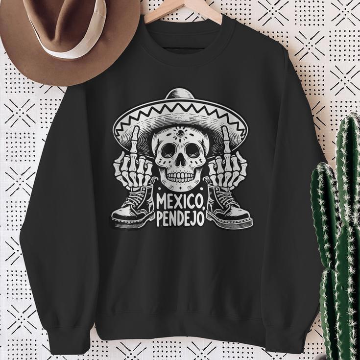 Mexico Pendejo Böhse Für Leben Sweatshirt Geschenke für alte Frauen