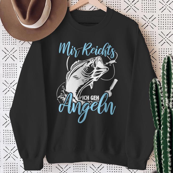 Mir Reichts Ich Geh Angeln Sayings Fun Clothing For Fishing Sweatshirt Geschenke für alte Frauen