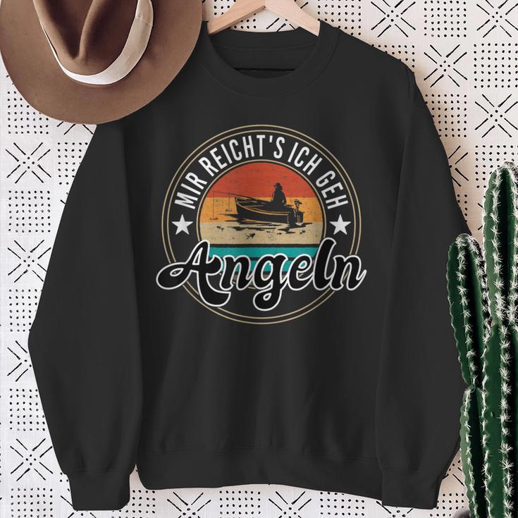 Mir Reicht's Ich Geh Fishing Sports Fisherman Sweatshirt Geschenke für alte Frauen