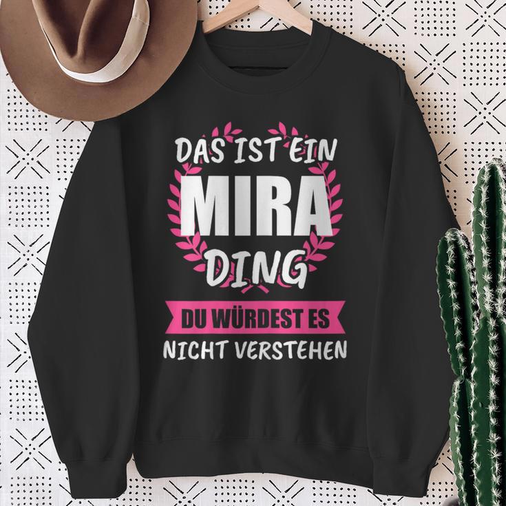 Mira Name First Name Sweatshirt Geschenke für alte Frauen