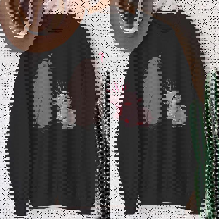 Moo Deng Y Pesto Moo Deng El Hipopótamo Y Pesto El Pingüino Camisa de entrenamiento Regalos para ancianas