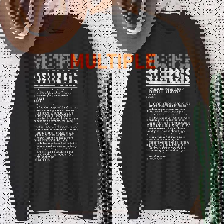 Multiple Sclerosis Awareness Ms Definition Warrior Support Camisa de entrenamiento Regalos para ancianas