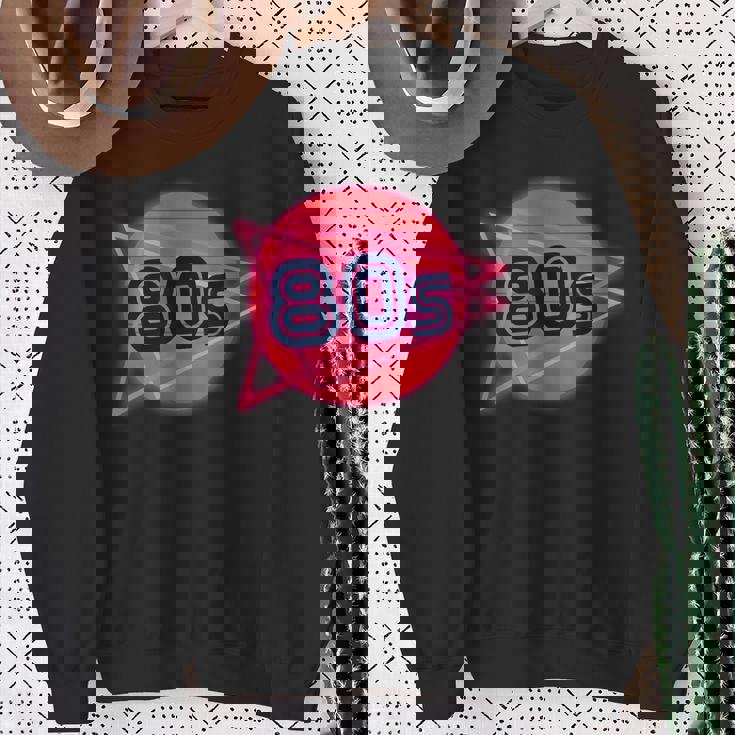 Nacido En Los Años 80 Neon Light Disco Música Cumpleaños Punk Music Camisa de entrenamiento Regalos para ancianas