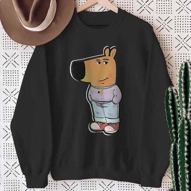 My New Character Double Stylish Chill Guy Meme Sweatshirt Geschenke für alte Frauen