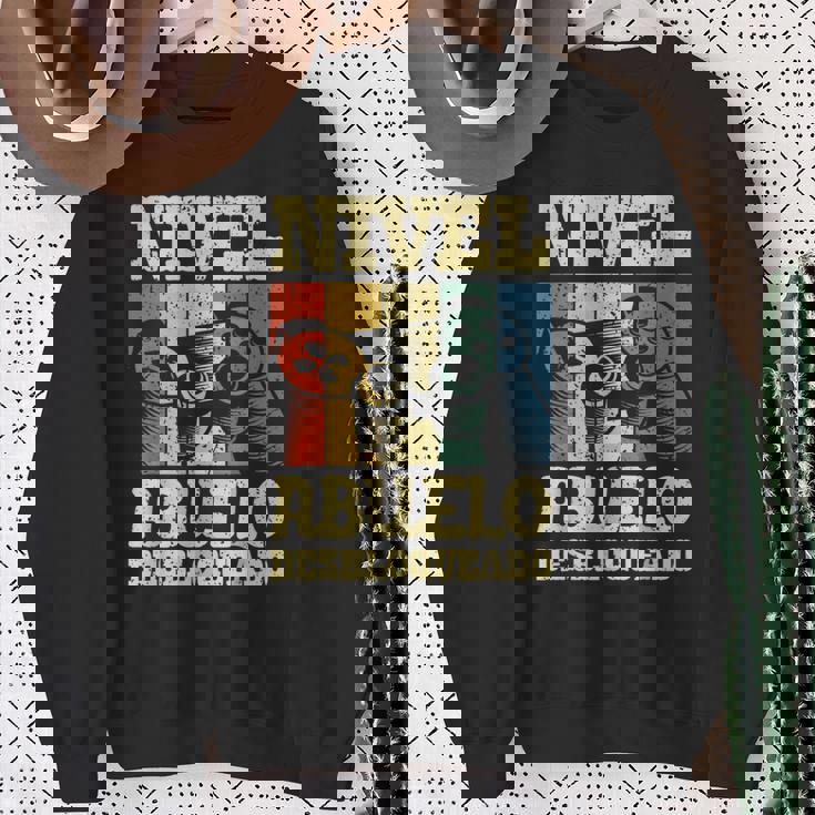 Nivel Abuelo Desbloqueado Futuro Abuelo Anuncio Embarazadas Camisa de entrenamiento Regalos para ancianas