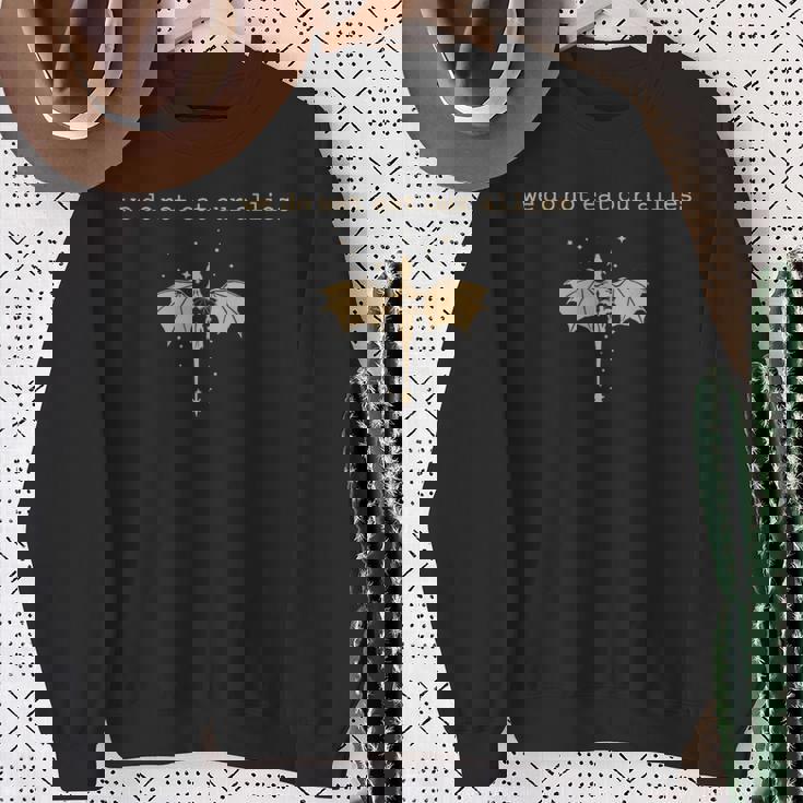 We Do Not Eat Our Allies Dragon Rider 4Th Wing Book Bookish Sweatshirt Gifts for Old Women We Do Not Eat Our Allies Dragon Rider 4Th Wing Book Bookish Sweatshirt Gifts for Old Women