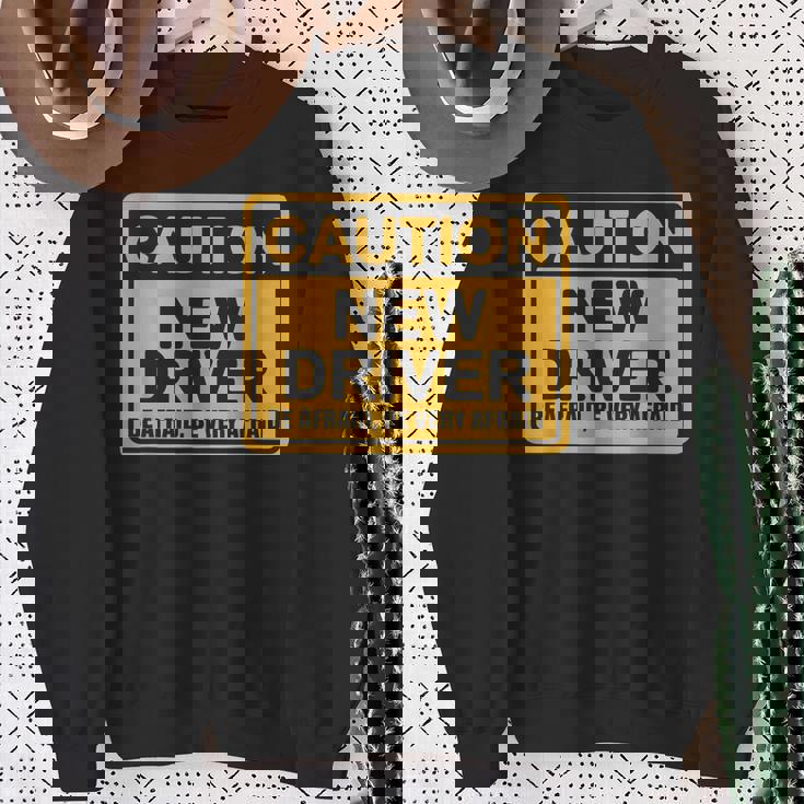 Nuevo Conductor Divertido Precaución Be Afraid Nuevo Conductor Regalo Camisa de entrenamiento Regalos para ancianas