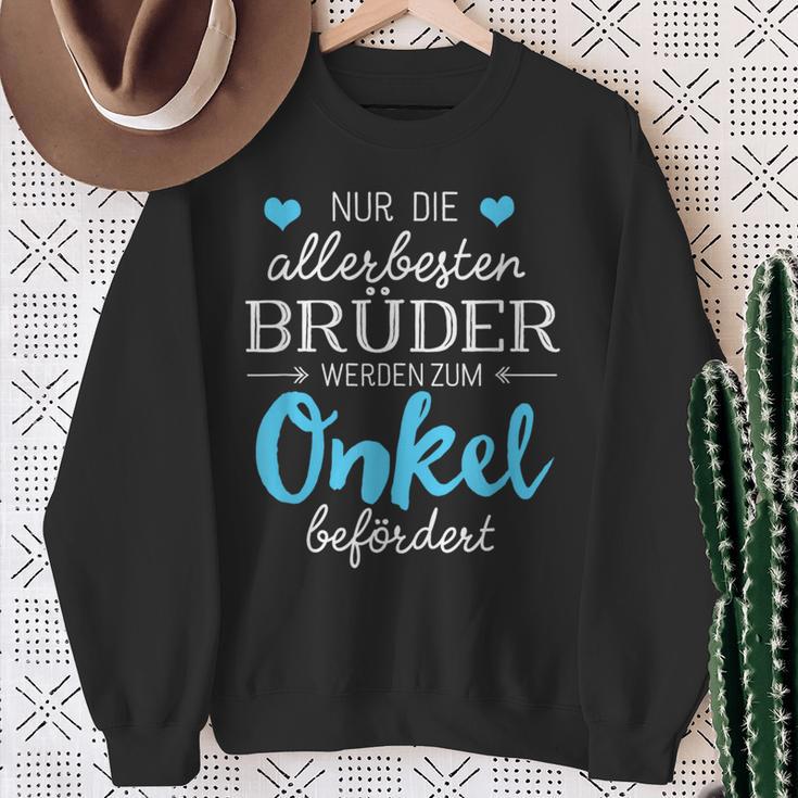 Nur Die Allerbeste Brüder Werden Zum Unkel Sweatshirt Geschenke für alte Frauen