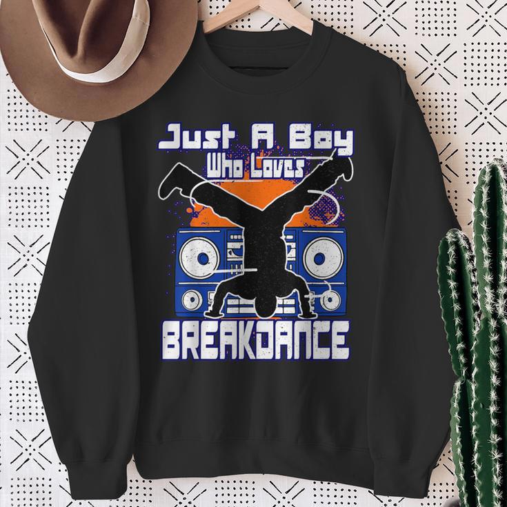 Nur Ein Junge Breakdance Dancer Breakdance Sweatshirt Geschenke für alte Frauen