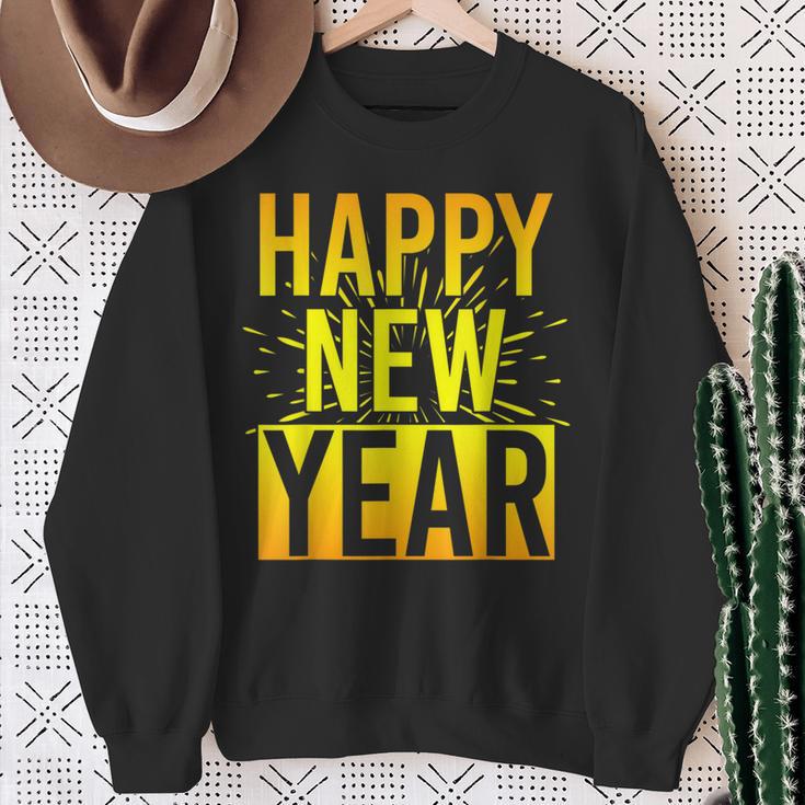 Nye New Year's Eve Party Confetti Fireworks Happy New Year Sweatshirt Geschenke für alte Frauen