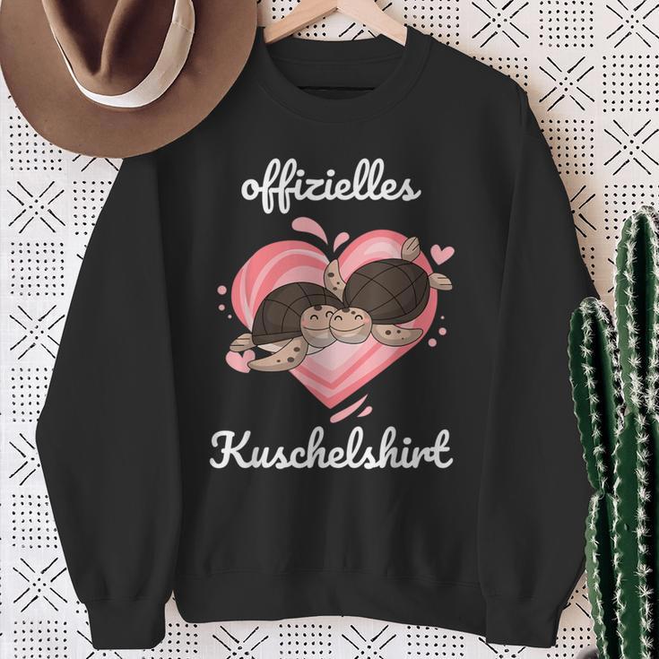 Official Cuddly Turtle Pyjamas Love Partner Sweatshirt Geschenke für alte Frauen