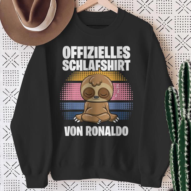 Official Ronaldo Sleep Personalised S Sweatshirt Geschenke für alte Frauen