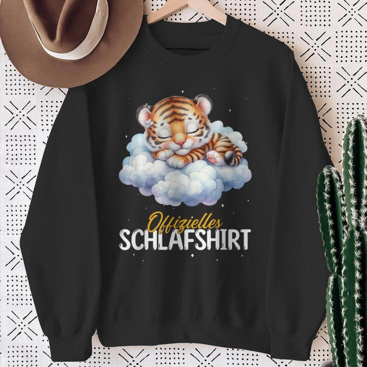 Official Sleep Tiger Nightdress Pyjamas Sweatshirt Geschenke für alte Frauen