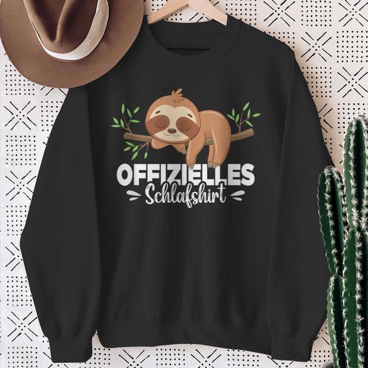 Offizielles Schlaf Faultier S Sweatshirt Geschenke für alte Frauen