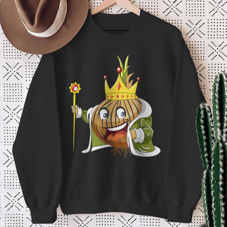 Onion King Sweatshirt Geschenke für alte Frauen