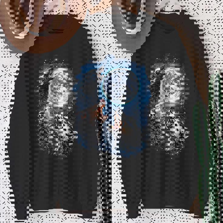 Opossum Raccoon Skunk Sweatshirt | Funny Animal Meme - Unisex Cozy Wear Gifts for Old Women
