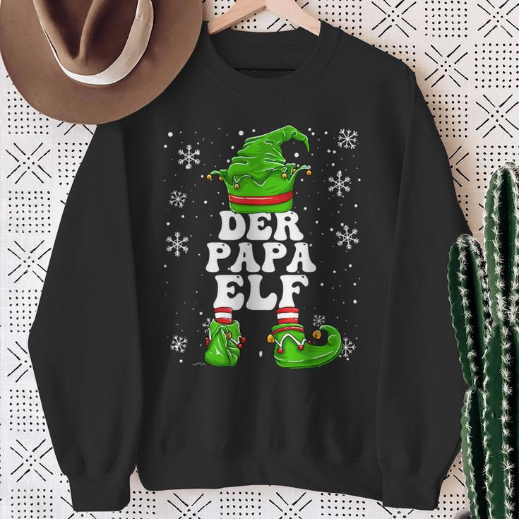 Papa Elf Father Elf Christmas Sweatshirt Geschenke für alte Frauen