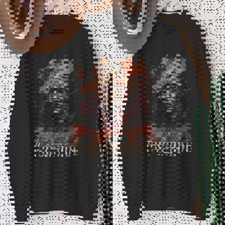 Perséfone Del Renacido Con Letras Camisa de entrenamiento Regalos para ancianas