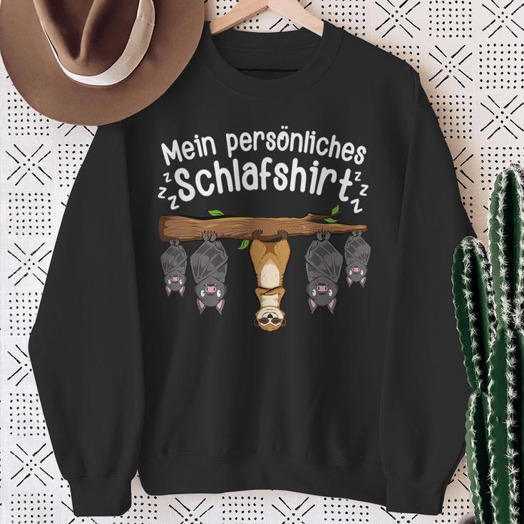 My Personal Sleep Meerkat With Bats Sweatshirt Geschenke für alte Frauen