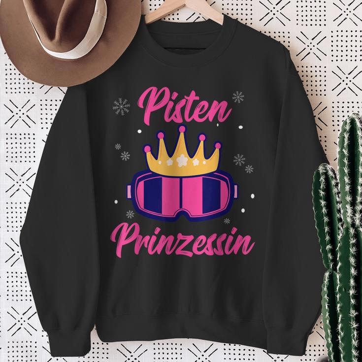 Pisten Prinzessin Skifahren Skiurlaub Snowboard Apres Ski Sweatshirt Geschenke für alte Frauen