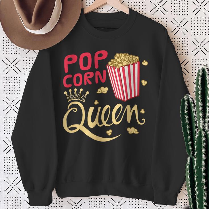 Popcorn Snack Cinema Sweet Salty Popcorn Sweatshirt Geschenke für alte Frauen