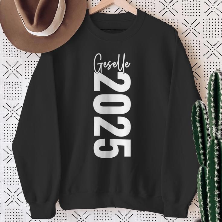 Prüfung Bestanden Geselle Abschluss 2025 Geschenk Schwarz Erwachsene Klein Klassisch Gesellenprüfung Bestanden Geselle 2025 Sweatshirt Geschenke für alte Frauen