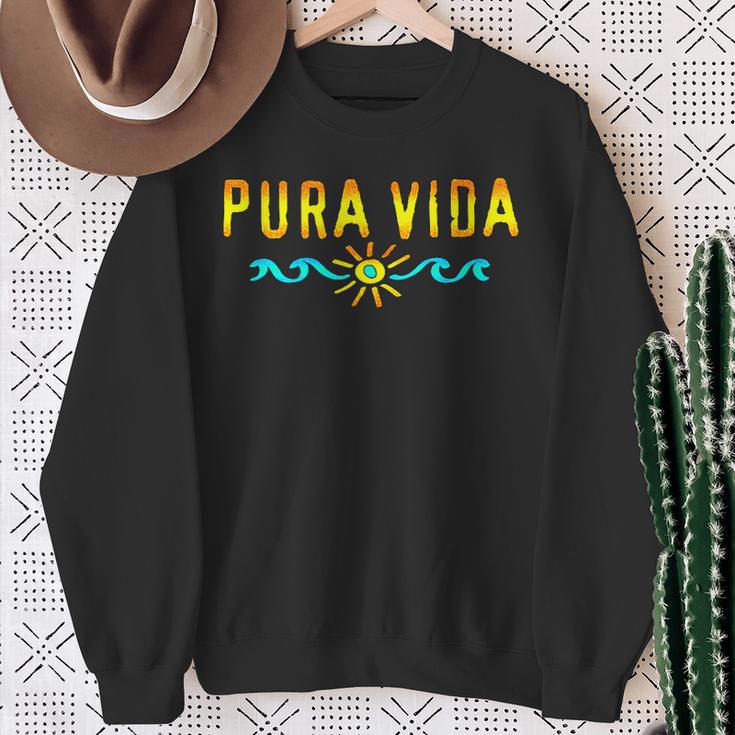 Puraida Costa Rica Sea Beach Sun Way Of Life Summer Sweatshirt Geschenke für alte Frauen