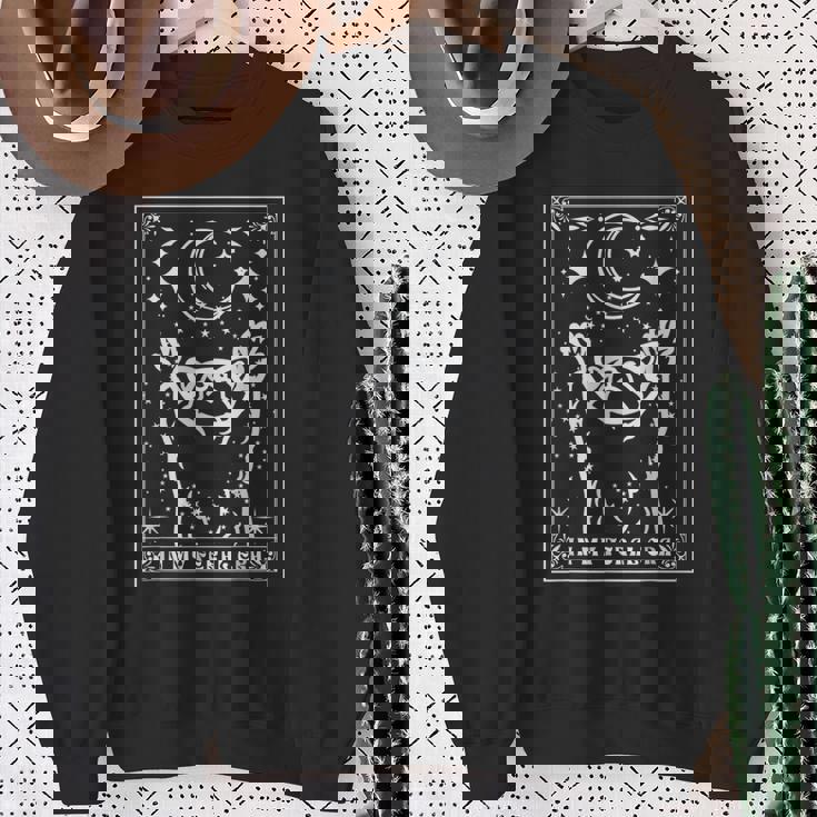Raccoon Moon Sweatshirt - Fun Unisex Trash Panda Theme Gifts for Old Women