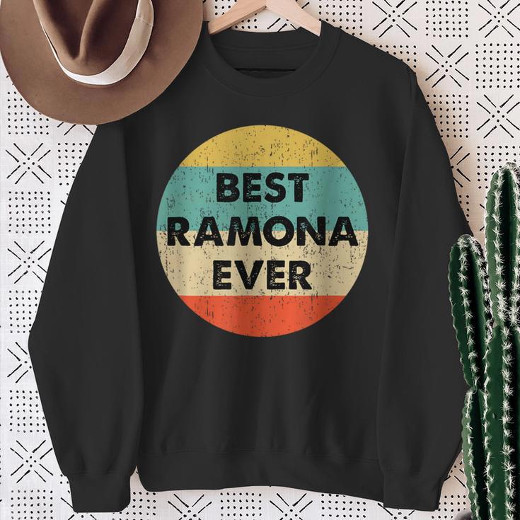 Ramona First Name Sweatshirt Geschenke für alte Frauen