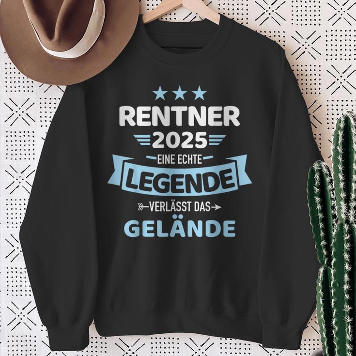 Rentner 2025 Legend Leaves Terrain For Retirement Sweatshirt Geschenke für alte Frauen