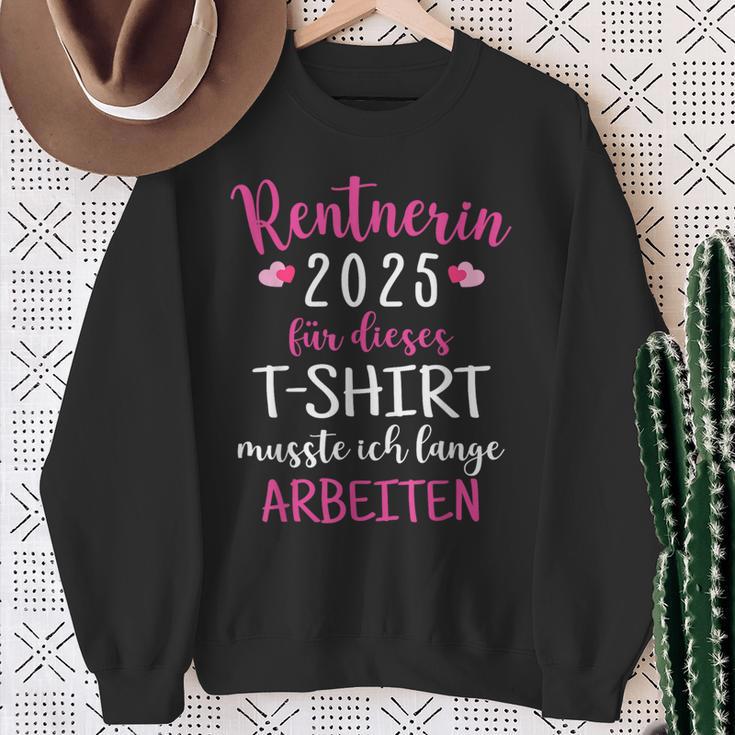 Rentnerin 2025 Retirement Retirement 2025 Sweatshirt Geschenke für alte Frauen