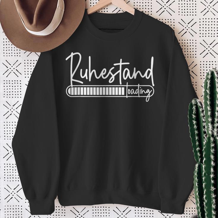 Retirement Loading Sweatshirt Geschenke für alte Frauen