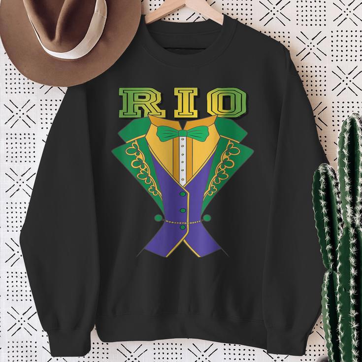 Rio Carnival Costume Brazil Rio De Janeiro Souvenir Sweatshirt Geschenke für alte Frauen