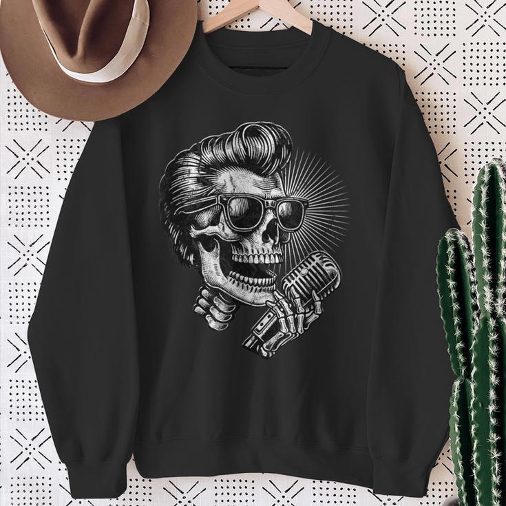 Rockabilly Herren Sweatshirt Geschenke für alte Frauen