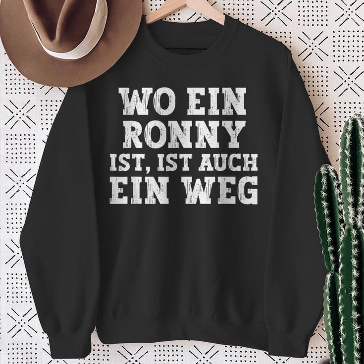 Ronny Saying For Birthday First Name Ronny Sweatshirt Geschenke für alte Frauen