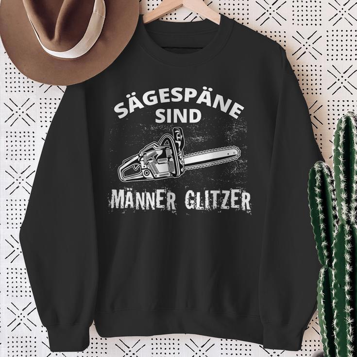 Sägespäne Sind Männer Glitzer Holzfälller Sweatshirt Geschenke für alte Frauen