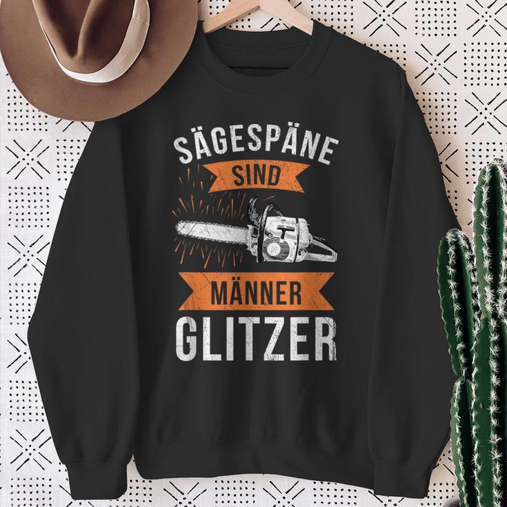 Sägespäne Sind Männerglitzer Lumberjack Forestry Sweatshirt Geschenke für alte Frauen