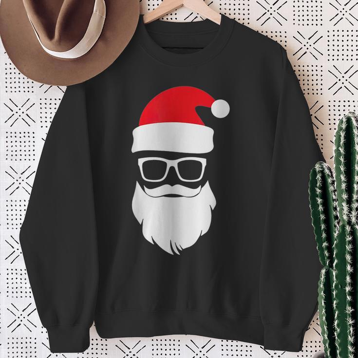 Santa Claus Cool Christmas Christmas Santa Sweatshirt Geschenke für alte Frauen