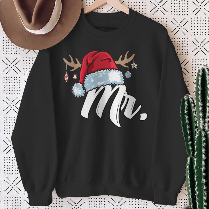 Santa Claus Hat Mr Partner Outfit For Christmas Sweatshirt Geschenke für alte Frauen