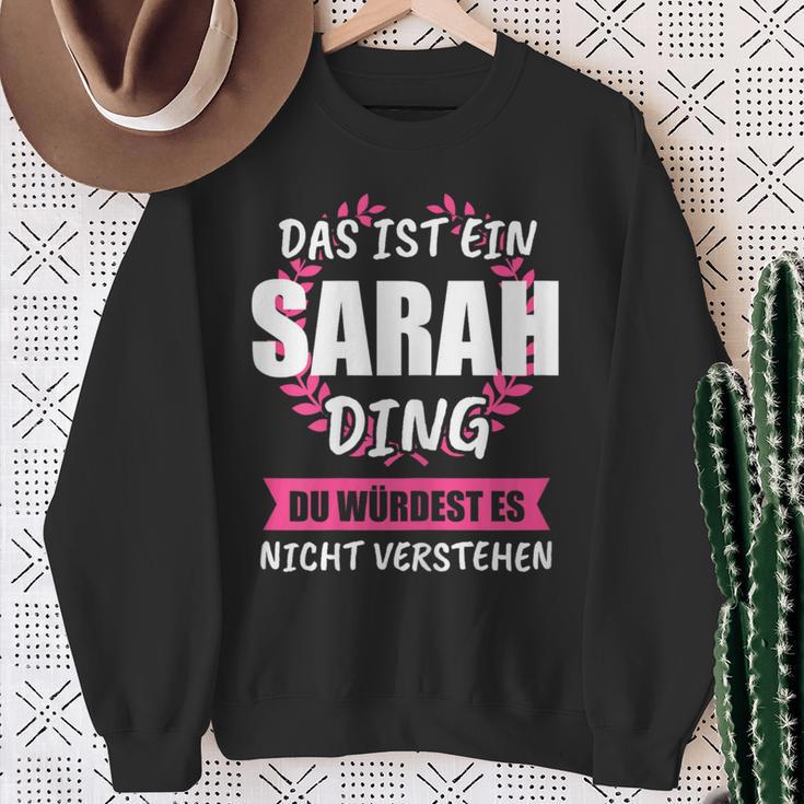 Sarah Name First Name Sweatshirt Geschenke für alte Frauen