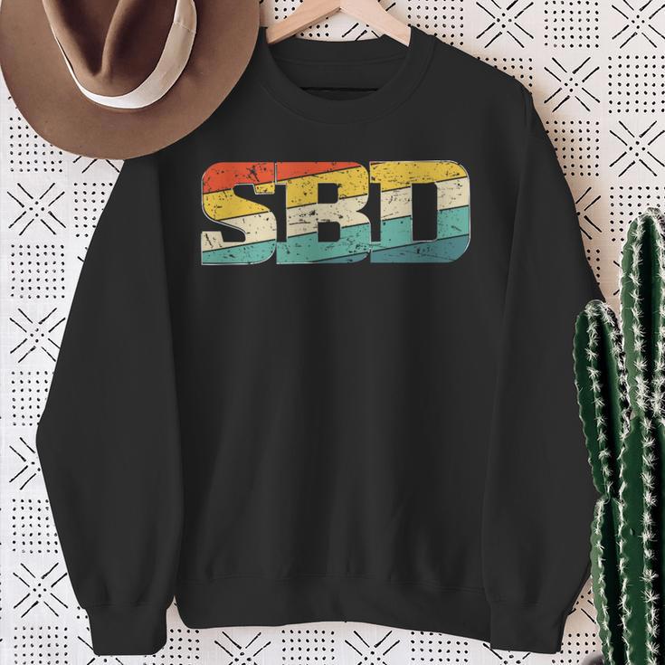 Sbd Squat Bench Deadlift Powerlifting Sweatshirt Geschenke für alte Frauen