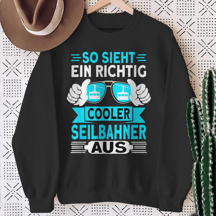 Seilbahn Gondel Seilbahner Sweatshirt Geschenke für alte Frauen