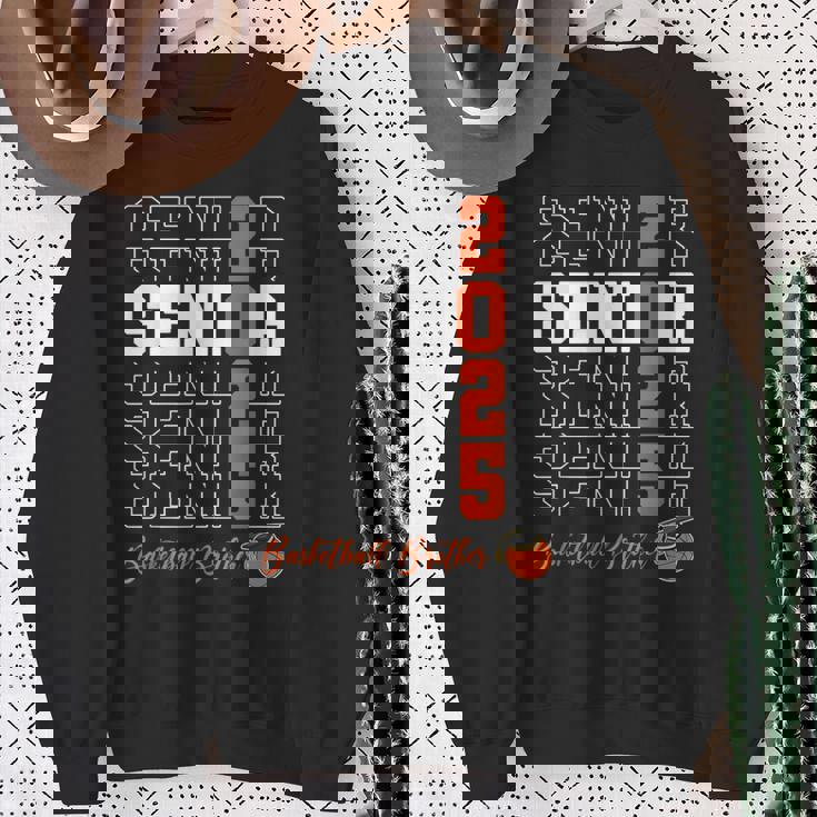 Senior 2025 Basketball Brother Class Of 2025 Proud Bro Sweatshirt Gifts for Old Women
